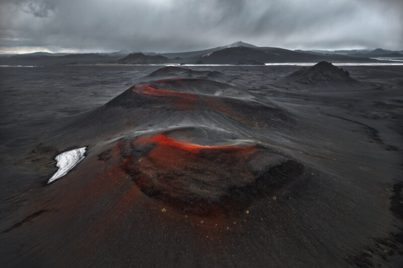 Wygasły wulkan na Islandii